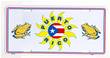 Tablilla con Bandera de Puerto Rico